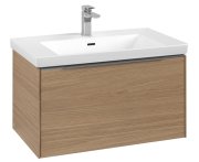 Тумба под раковину Villeroy & Boch Subway 3.0 77,2х42,9 см ДСП/алюминий дуб северный C57300VJ