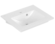 Раковина Villeroy & Boch Venticello 50х42 см с переливом санитарная керамика CeramicPlus каменный белый 412450RW