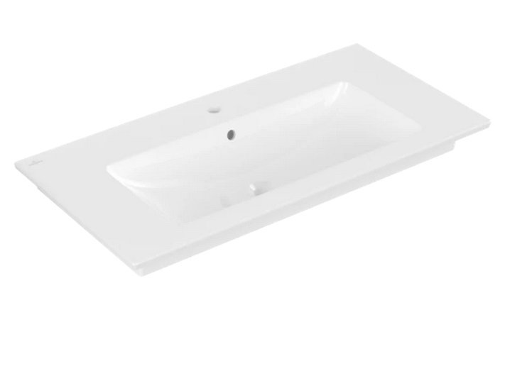 Раковина Villeroy & Boch Venticello 100х50 см із переливом санітарна кераміка CeramicPlus кам'яний білий 4104ALRW