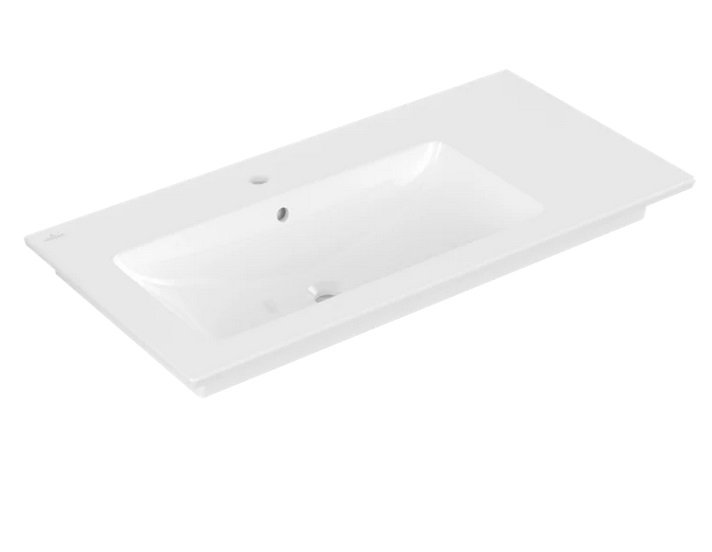 Раковина Villeroy & Boch Venticello 100х50 см чаша ліворуч санітарна кераміка CeramicPlus кам'яний білий 4134L1RW