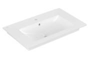 Раковина Villeroy & Boch Venticello 80х50 см с переливом санитарная керамика CeramicPlus каменный белый 41048LRW