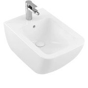 Биде подвесное Villeroy & Boch Venticello 37,5х56 см санитарная керамика CeramicPlus каменный белый 441100RW