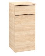 Шафка для ванної Villeroy & Boch Venticello 40,4х37,2 см петлі зліва ДСП в'яз друкарський/ручка мідь A95005PN