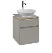 Тумба під раковину Villeroy&Boch Legato 45х50 см ДСП м'який сірий B56600VK