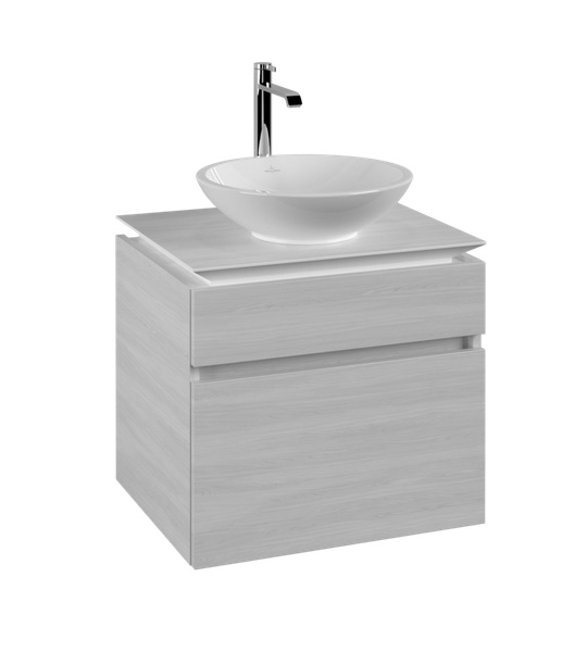 Тумба под раковину Villeroy & Boch Legato 60х50 см ДСП белое дерево B56800E8