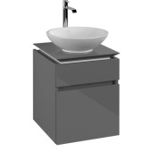 Тумба під раковину Villeroy & Boch Legato 45х50 см МДФ/ДСП глянсовий сірий B56600FP