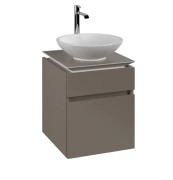 Тумба під раковину Villeroy&Boch Legato 45х50 см ДСП трюфель сірий B56600VG