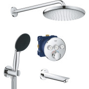 Душевая система скрытого монтажа Grohe QuickFix Grohtherm SmartControl с Vitalio Start 250 хром UA202802R3