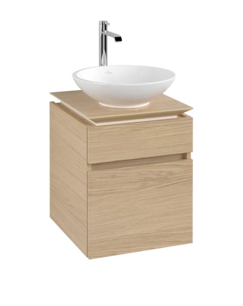 Тумба под раковину Villeroy & Boch Legato 45х50 см ДСП северный дуб B56600VJ