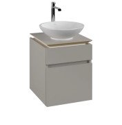 Тумба під раковину Villeroy&Boch Legato 45х50 см ДСП м'який сірий B56600VK