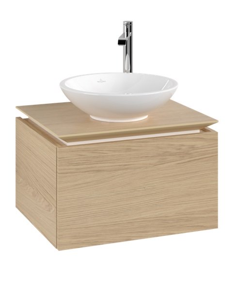 Тумба под раковину Villeroy & Boch Legato 60х50 см ДСП северный дуб B56700VJ