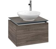 Тумба під раковину Villeroy & Boch Legato 60х50 см ДСП кам'яний дуб B56700RK