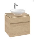 Тумба под раковину Villeroy & Boch Legato 60х50 см ДСП северный дуб B56800VJ