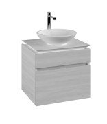 Тумба під раковину Villeroy&Boch Legato 60х50 см ДСП біле дерево B56800E8