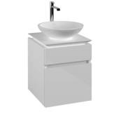 Тумба під раковину Villeroy&Boch Legato 45х50 см ДСП білий матовий B56600MS