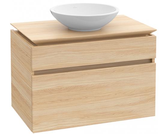 Тумба під раковину Villeroy&Boch Legato 80х50 см ДСП друкарський в'яз B57000PN