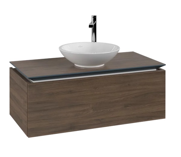 Тумба под раковину Villeroy & Boch Legato 100х50 см ДСП дуб аризона B57100VH