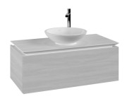 Тумба під раковину Villeroy&Boch Legato 100х50 см ДСП біле дерево B57100E8