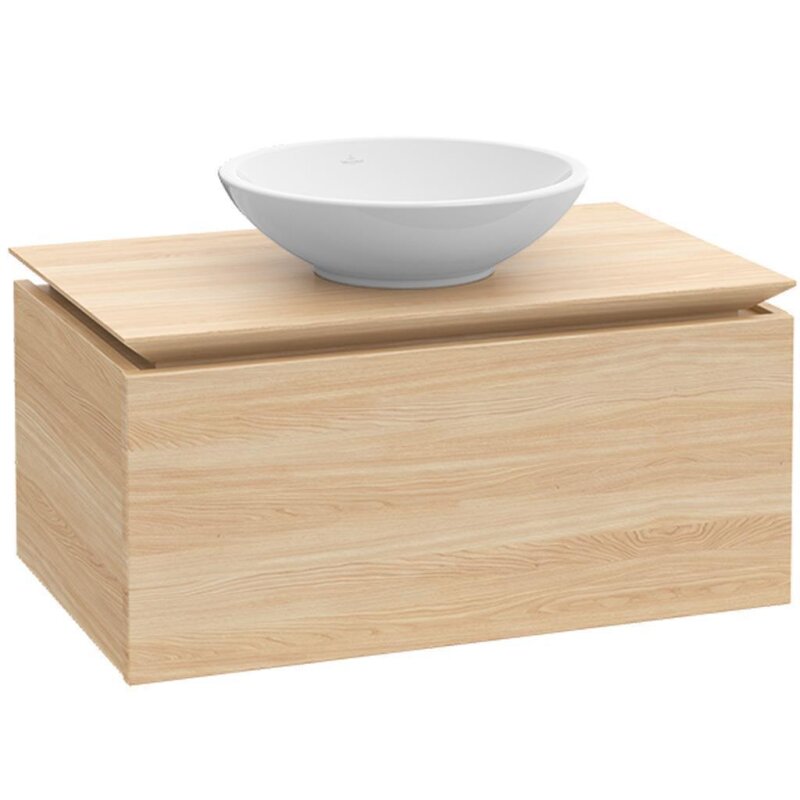 Тумба під раковину Villeroy & Boch Legato 100х50 см ДСП друкарський в'яз B57100PN