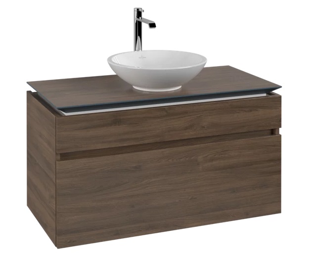 Тумба под раковину Villeroy & Boch Legato 100х55 см ДСП дуб аризона B57200VH