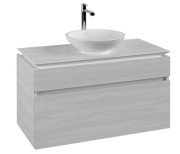 Тумба під раковину Villeroy&Boch Legato 100х55 см ДСП біле дерево B57200E8