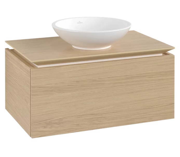 Тумба під раковину Villeroy&Boch Legato 80х50 см ДСП північний дуб B56900VJ