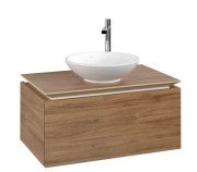 Тумба под раковину Villeroy & Boch Legato 80х50 см ДСП дуб канзас B56900RH