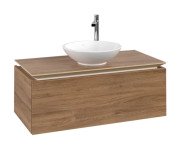 Тумба під раковину Villeroy & Boch Legato 100х50 см ДСП дуб канзас B57100RH