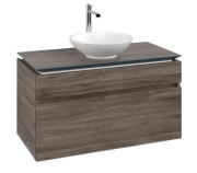 Тумба під раковину Villeroy & Boch Legato 100х55 см ДСП кам'яний дуб B57200RK