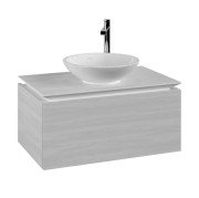 Тумба під раковину Villeroy&Boch Legato 80х50 см ДСП біле дерево B56900E8