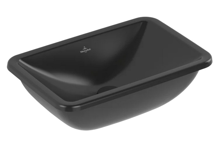 Раковина Villeroy&Boch Loop&Friends 45х28 см без переливу TitanCeram CeramicPlus Ebony (чорний матовий) 4A5601S5