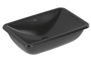 Раковина Villeroy & Boch Loop & Friends 54х34 см с переливом TitanCeram CeramicPlus Ebony (черный матовый) 4A5700S5