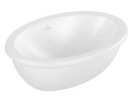 Раковина Villeroy & Boch Loop & Friends 43х28 см без перелива TitanCeram CeramicPlus каменный белый 4A5301RW