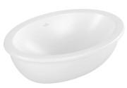 Раковина Villeroy & Boch Loop & Friends 56х38 см без перелива TitanCeram CeramicPlus каменный белый 4A5501RW