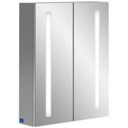 Шафка для ванної Villeroy & Boch My View 14+ 60x75 см з підсвічуванням алюміній/дзеркало A4336000