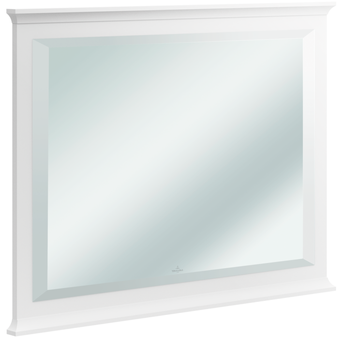 Дзеркало у ванній кімнаті Villeroy & Boch Hommage 68,5х74 см масив дерева білий матовий лак  85652100