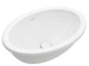 Раковина Villeroy & Boch Loop & Friends 50,5х36 см с переливом TitanCeram CeramicPlus альпийский белый 4A6100R1