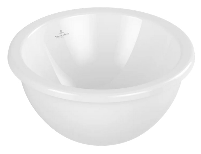 Раковина Villeroy & Boch Loop & Friends ⌀39 см з переливом TitanCeram білий альпійський 4A590001