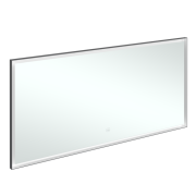 Зеркало в ванную комнату Villeroy & Boch Subway 3.0 160х75 см с подсветкой алюминий биколор A46316BC