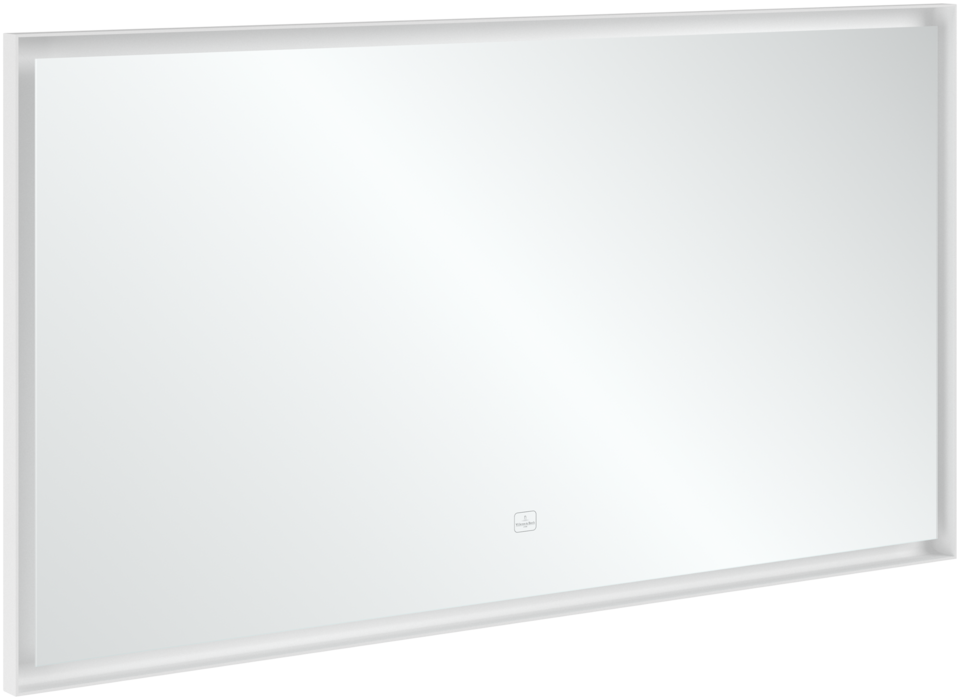 Дзеркало у ванну кімнату Villeroy & Boch Subway 3.0 140х75 см з підсвічуванням алюміній білий матовий A4631400