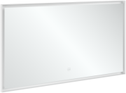 Дзеркало у ванну кімнату Villeroy & Boch Subway 3.0 140х75 см з підсвічуванням алюміній біколор A46314BC