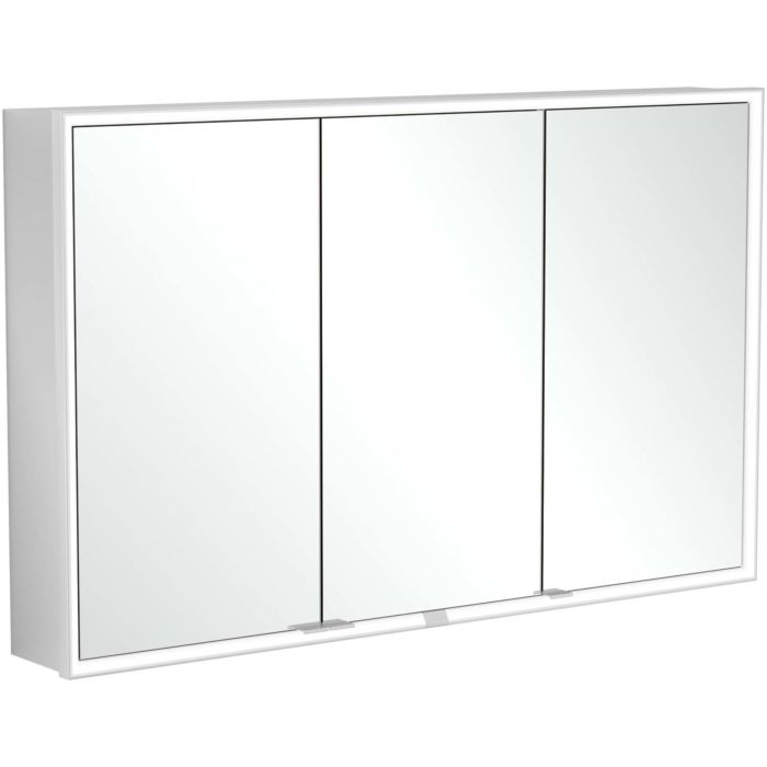 Шафка для ванної Villeroy & Boch My View Now 120x75 см з підсвічуванням алюміній/дзеркало A4581200