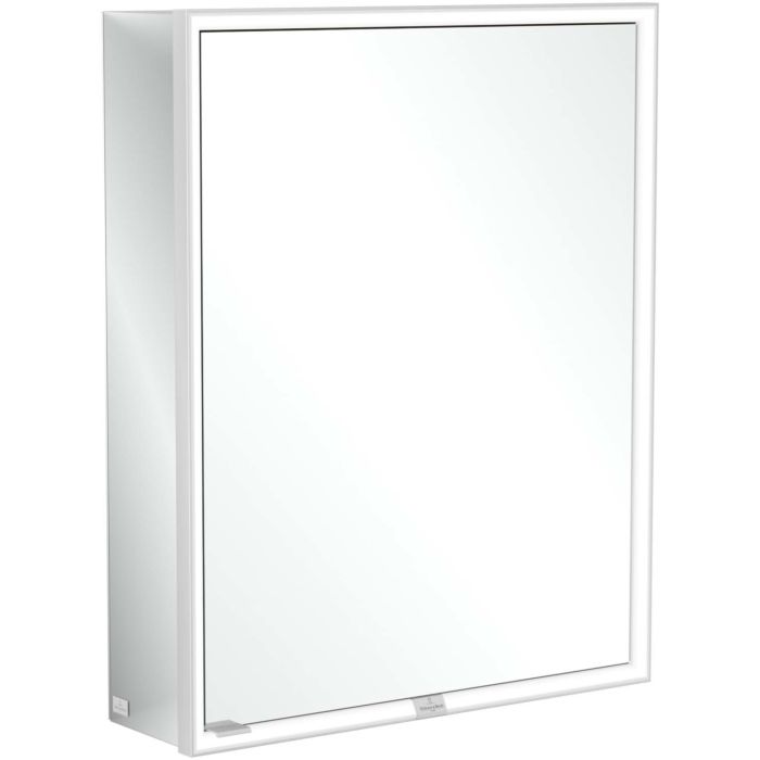Шкафчик для ванной Villeroy & Boch My View Now 60x75 см с подсветкой алюминий/зеркало A4576R00