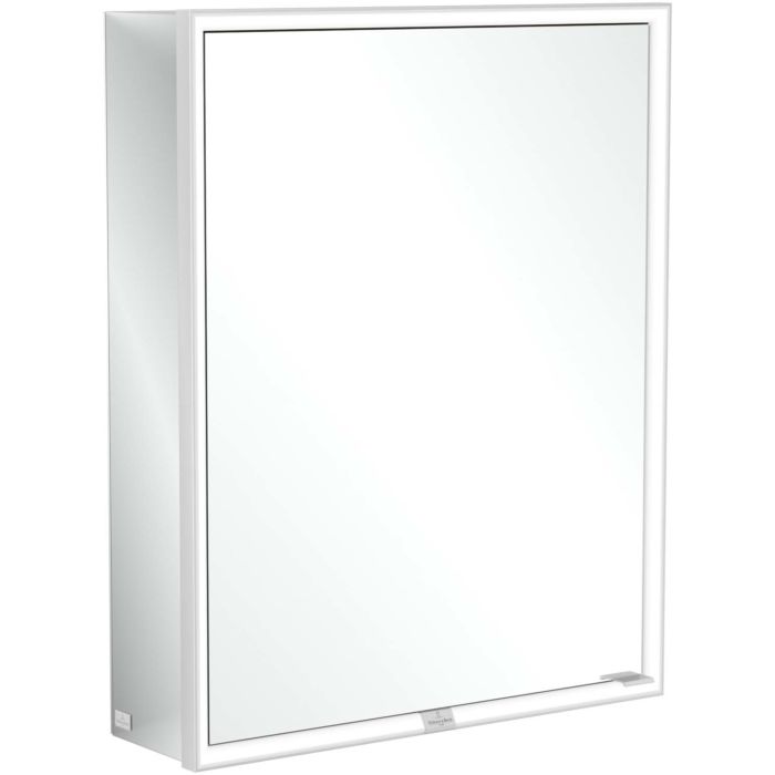 Шкафчик для ванной Villeroy & Boch My View Now 60x75 см с подсветкой алюминий/зеркало A4576L00