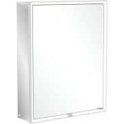 Шкафчик для ванной Villeroy & Boch My View Now 60x75 см с подсветкой алюминий/зеркало A4576L00