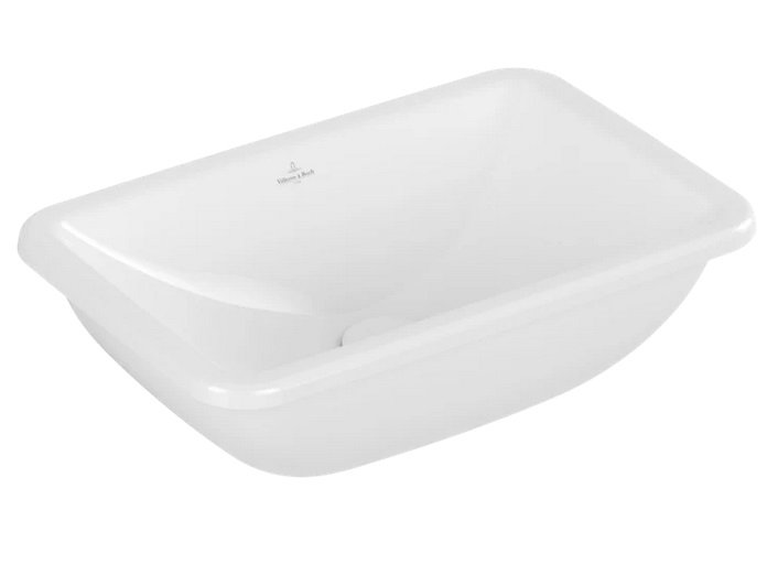 Раковина Villeroy & Boch Loop & Friends 51х34 см с переливом TitanCeram альпийский белый 4A640001