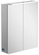 Шафка для ванної Villeroy & Boch My View Now 60,7x74,6 см з підсвічуванням алюміній/дзеркало A4396000