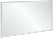 Дзеркало у ванну кімнату Villeroy & Boch Subway 3.0 140х75 см з підсвічуванням алюміній біколор A46314BC