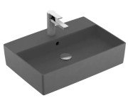 Раковина Villeroy & Boch Memento 2.0 60х42 см с переливом TitanCeram CeramicPlus графит 4A0760i4