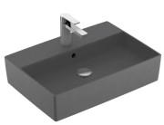 Раковина Villeroy & Boch Memento 2.0 60х42 см з переливом TitanCeram CeramicPlus графіт 4A0760i4